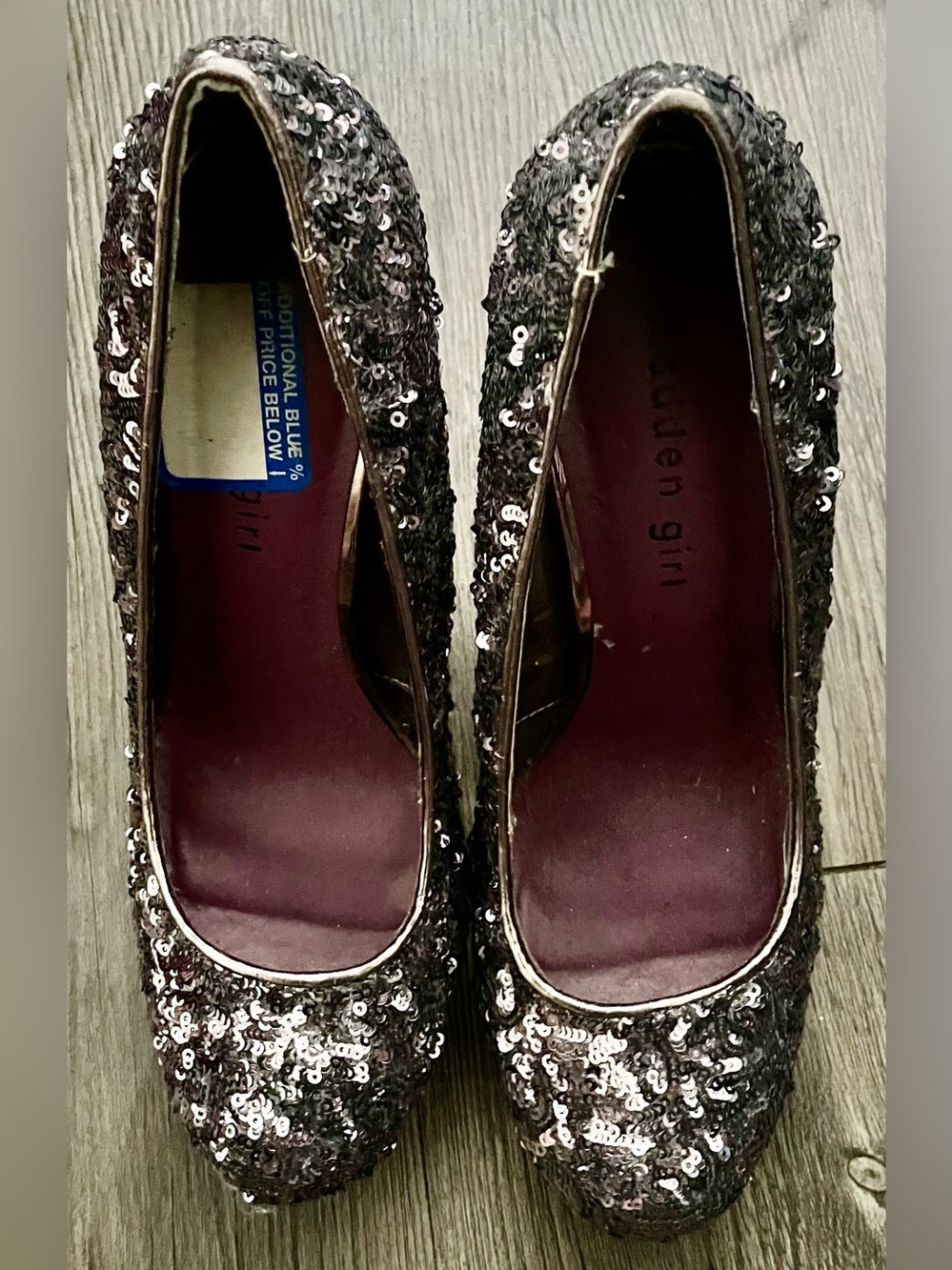 💅🏻 Madden Girl Sequin Platform Pumps 💅🏻 - Picture 2 of 6